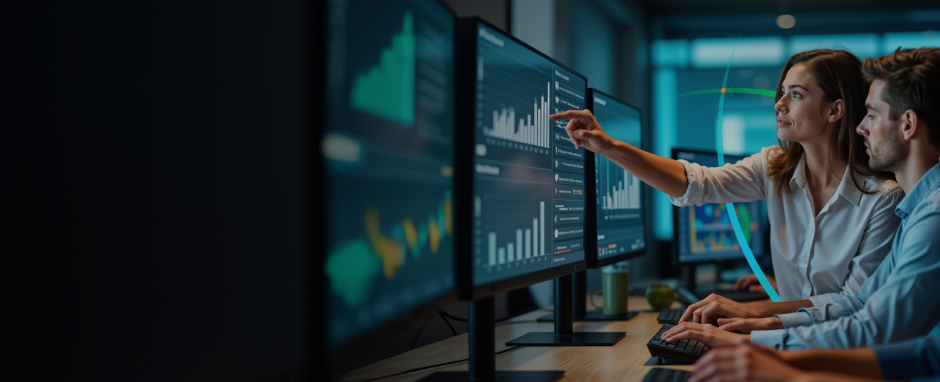 bi & data visualization banner mobile