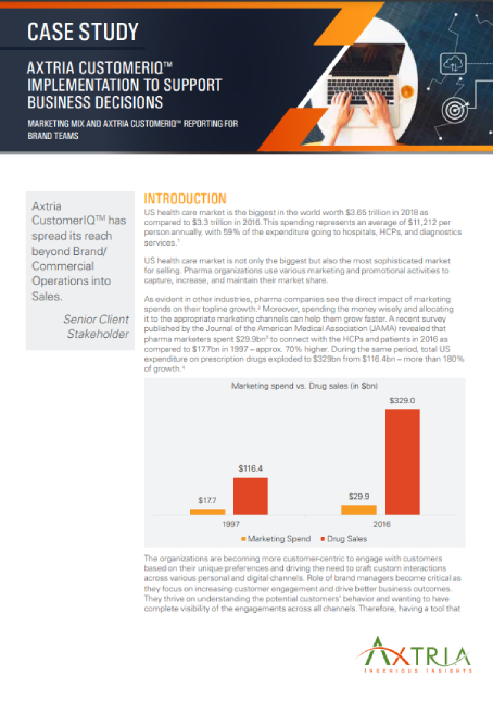 Download Case Study Axtria CustomerIQ™ Implementation