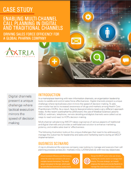 Driving Sales Efficiency Across Digital And Traditional Channels Through Multi-Channel Call Planning