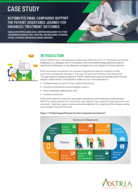 Download Case Study for Patient Assistance Journey with Automated Email Campaign
