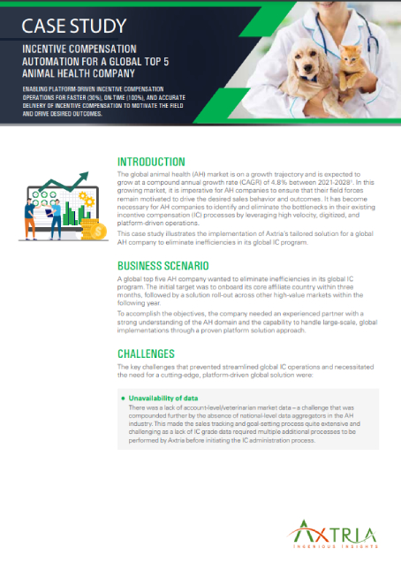 Download Case Study - Incentive Compensation Automation
