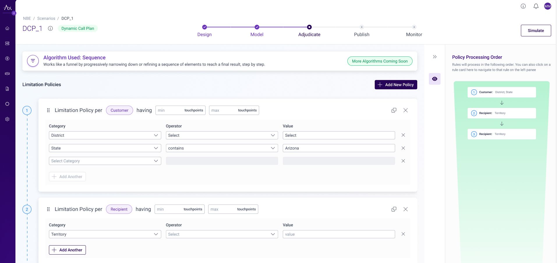 Dynamic Adjudication Engine for brand-aligned NBE Activations