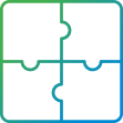 puzzle pieces coming together to represent strategic insights